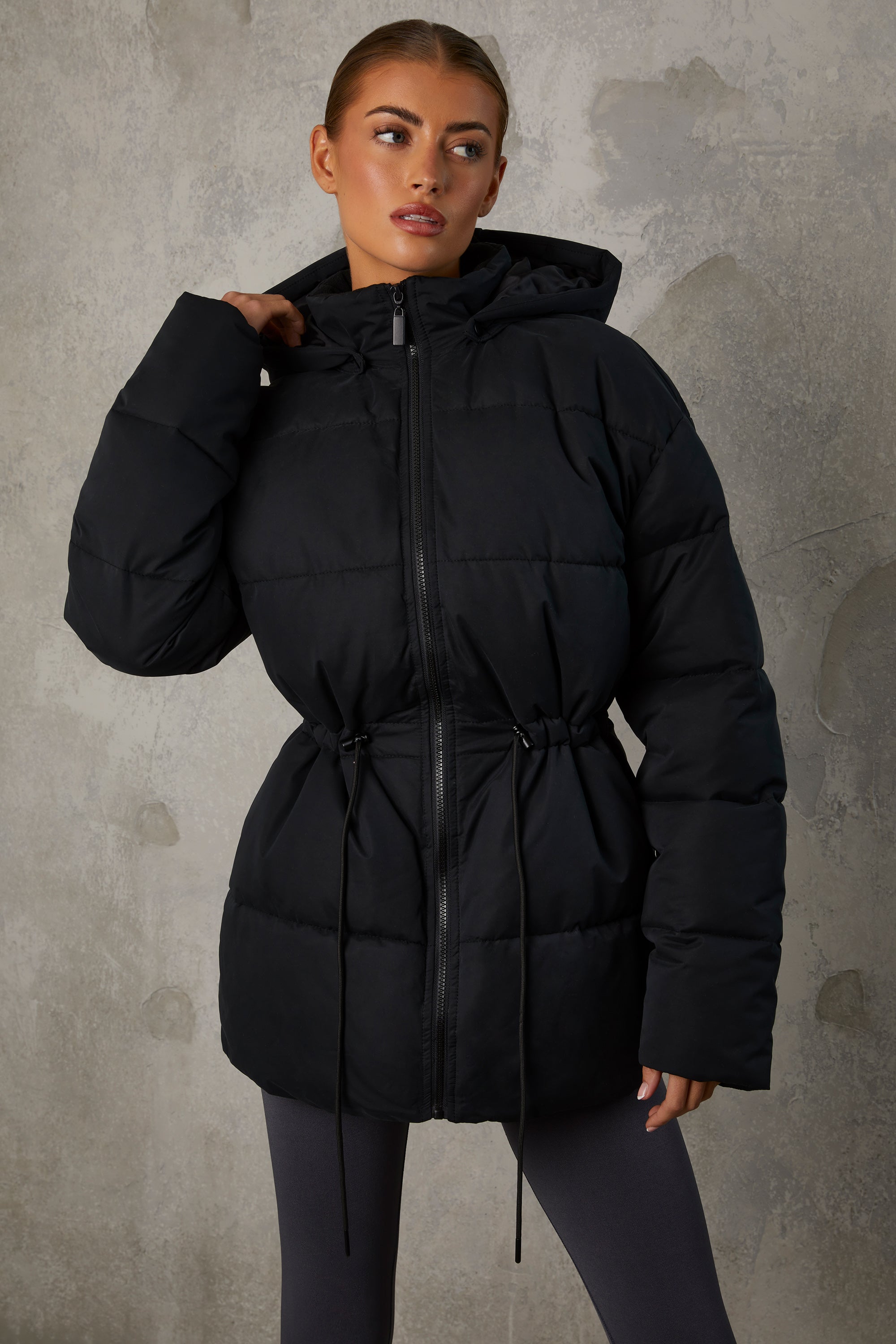 Women's Reputable II Mid Length Padded Jacket - Black