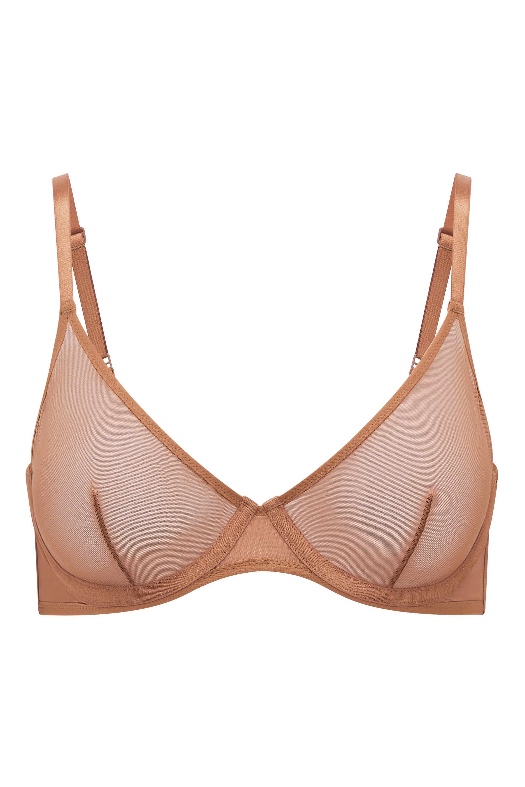 Soutien-gorge à armatures monocouche en maille douce en miel