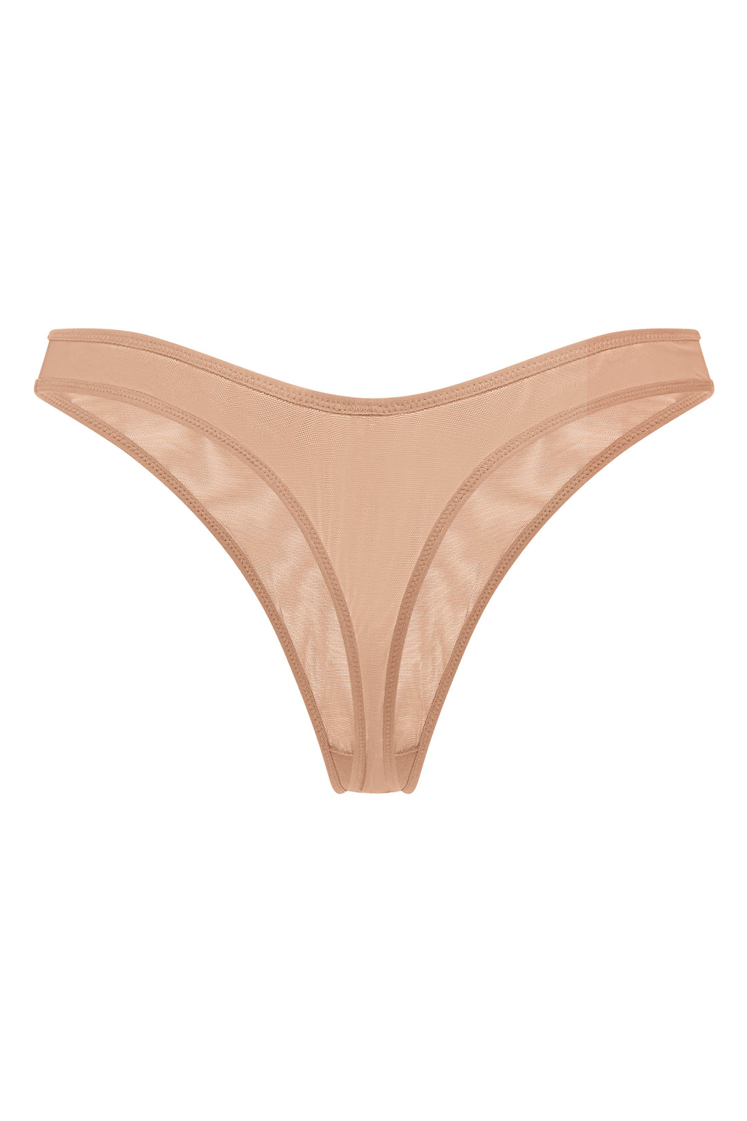 Intimates Soft Mesh Thong in Warm Peach | Oh Polly