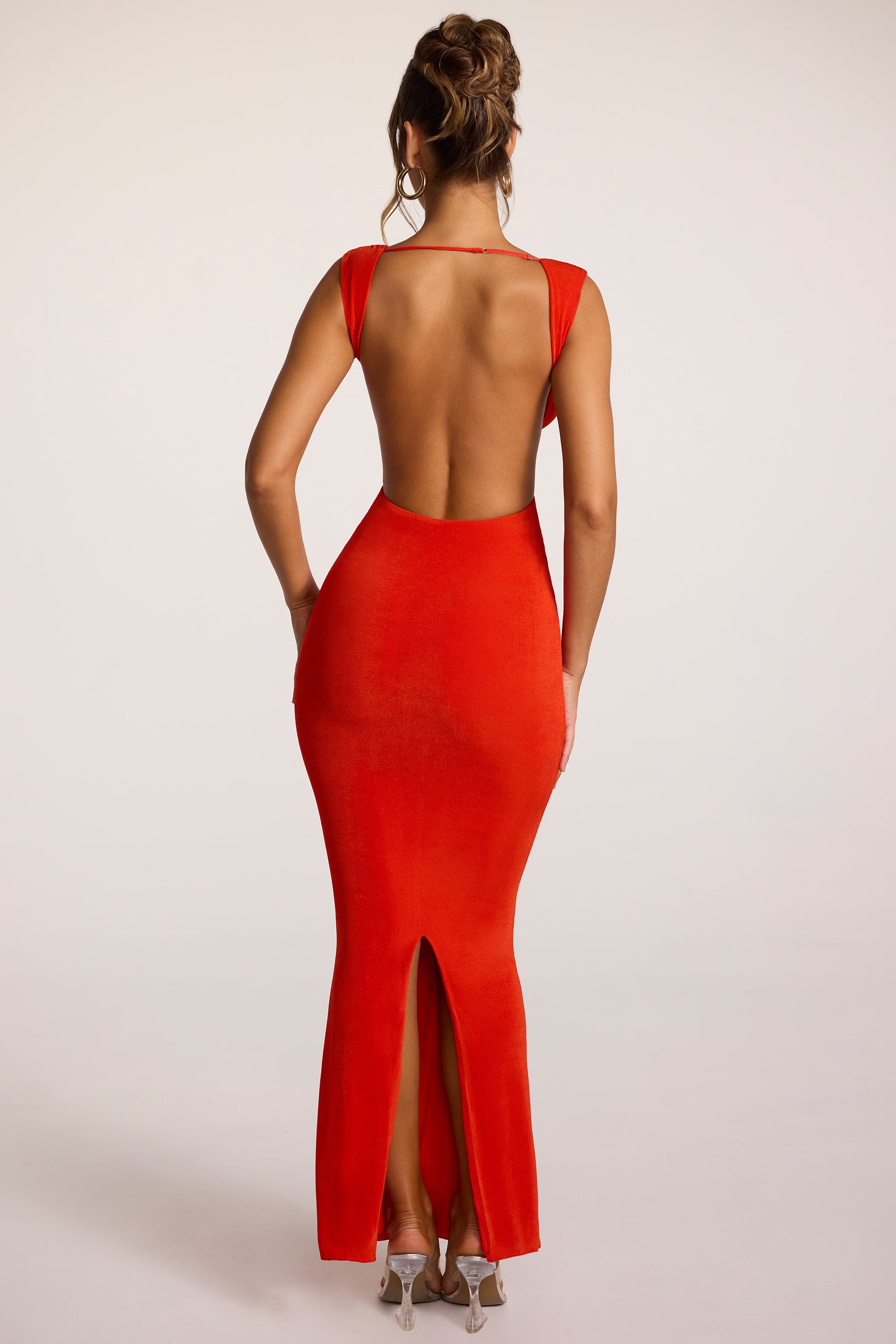 Fiery shop red dress