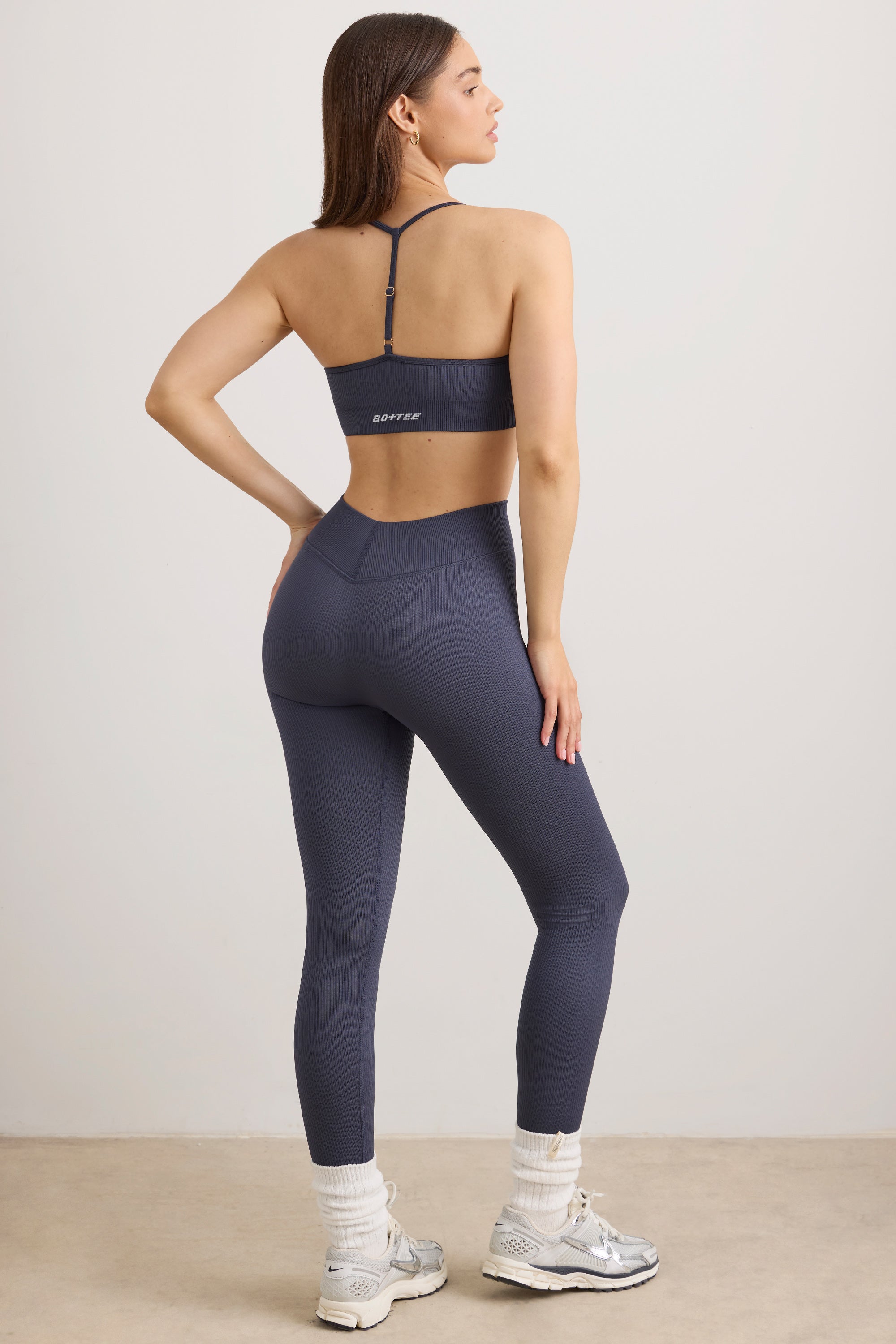 Legging taille haute FlexiRib en ardoise