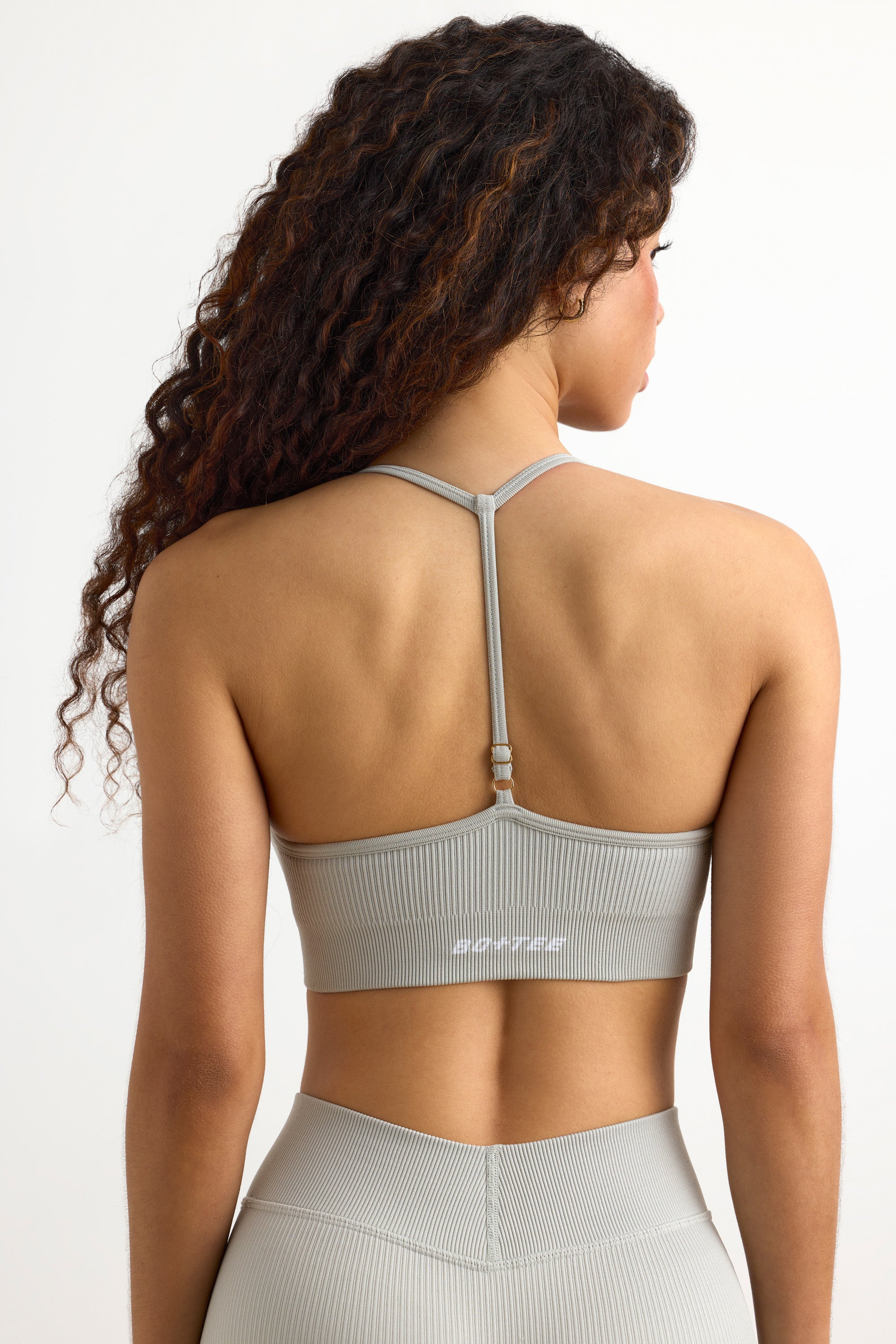 Soutien-gorge de sport FlexiRib avec dos en Y, gris