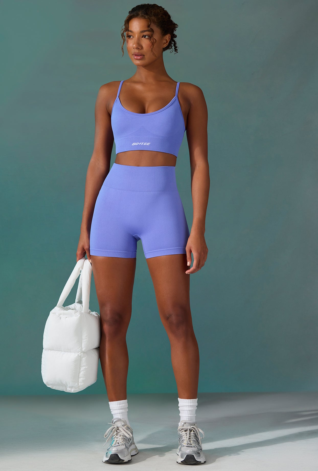 Super Sculpt Seamless Mini Shorts in Iolite