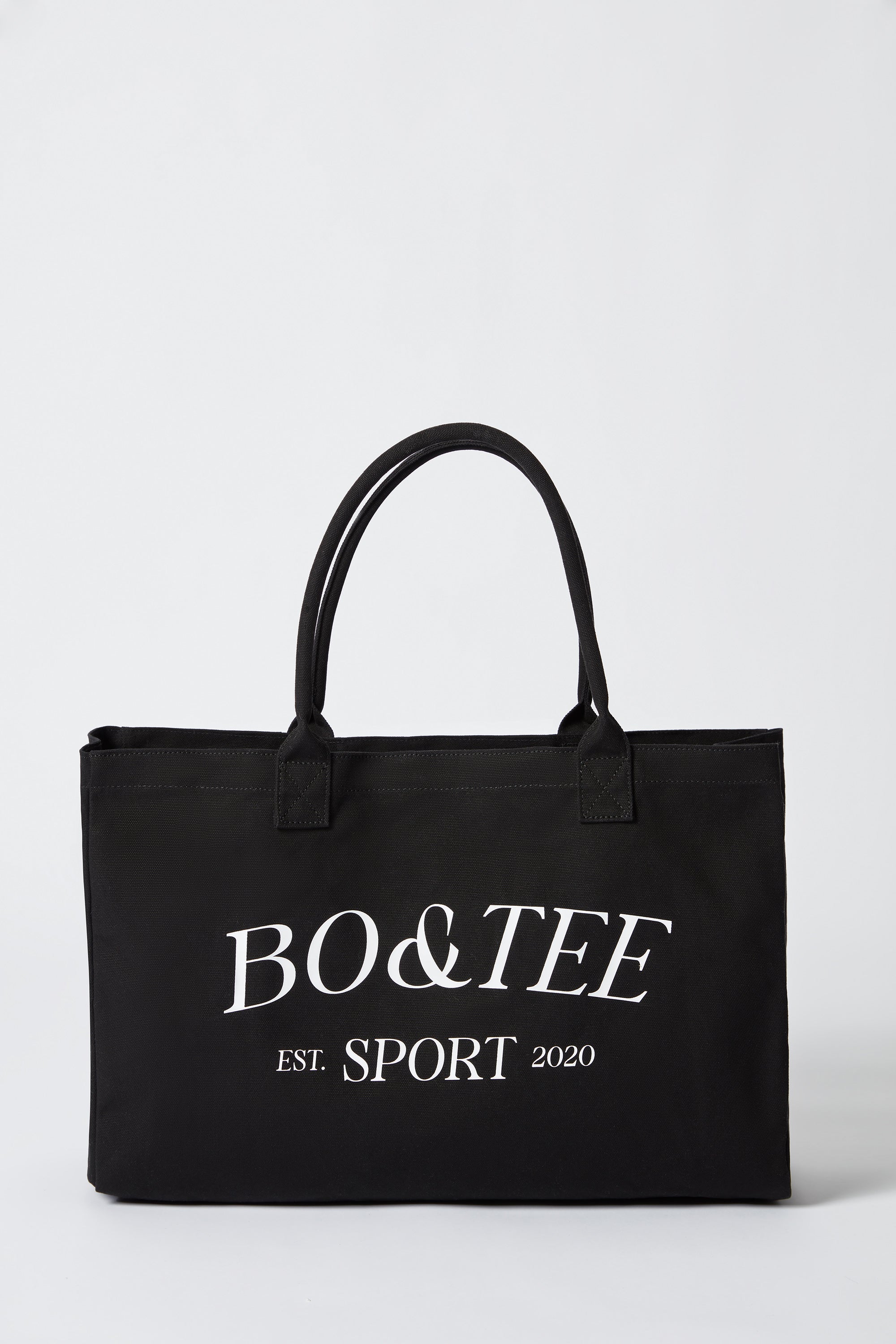 Large Canvas Tote Bag in Black