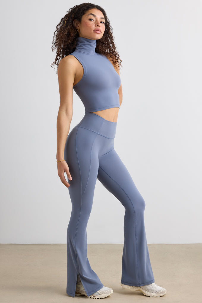 Dark Grey Sport Sculpt High Waist Flare Yoga Pants