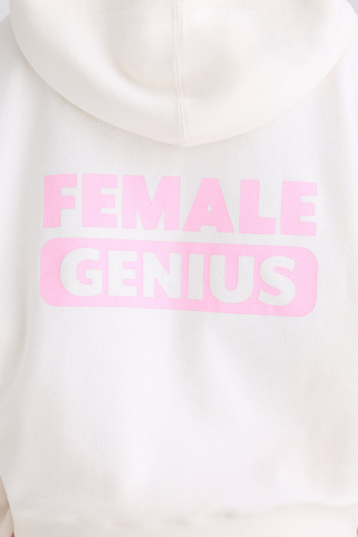Graphic-Print Hoodie in White