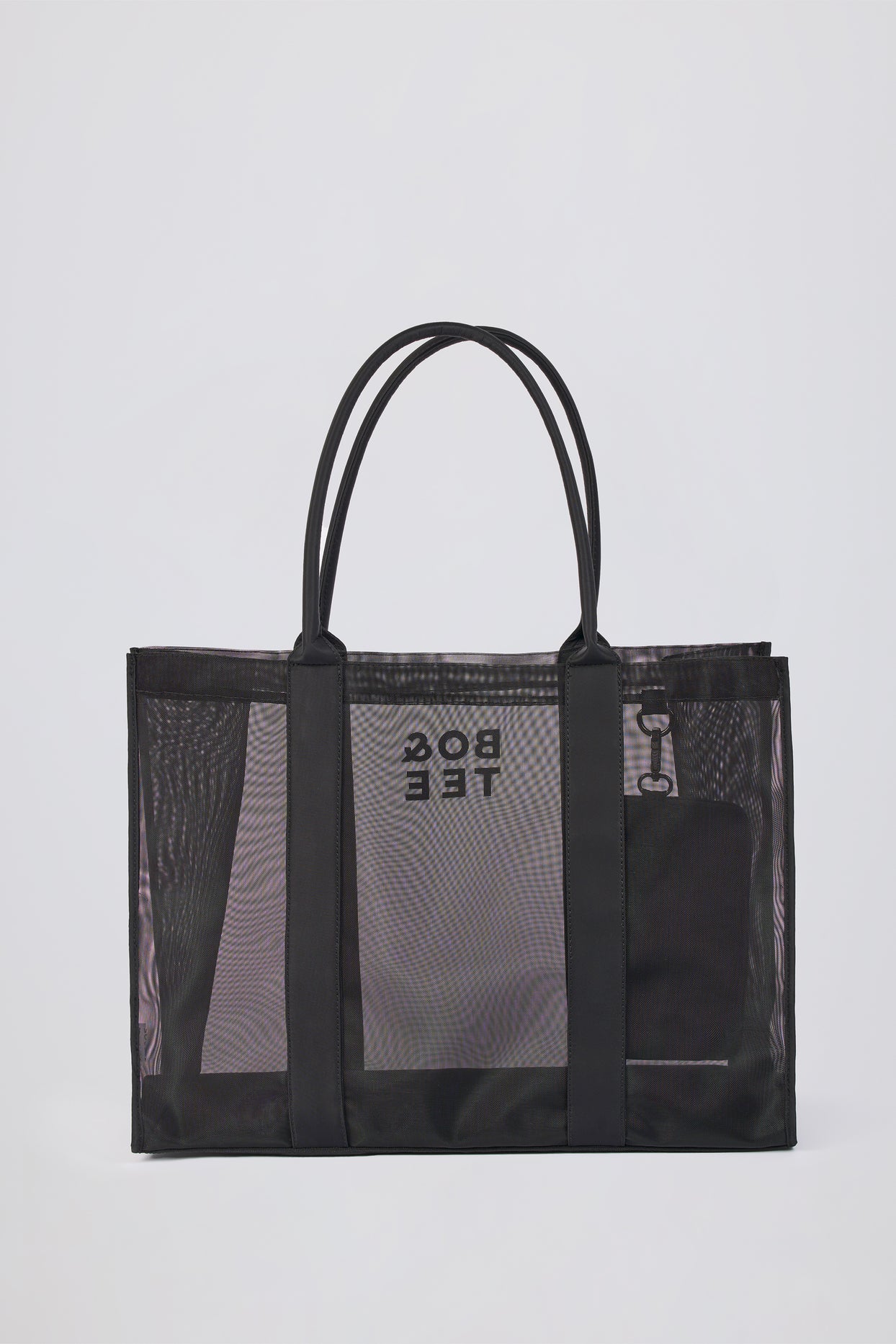 Mesh Tote Bag in Black