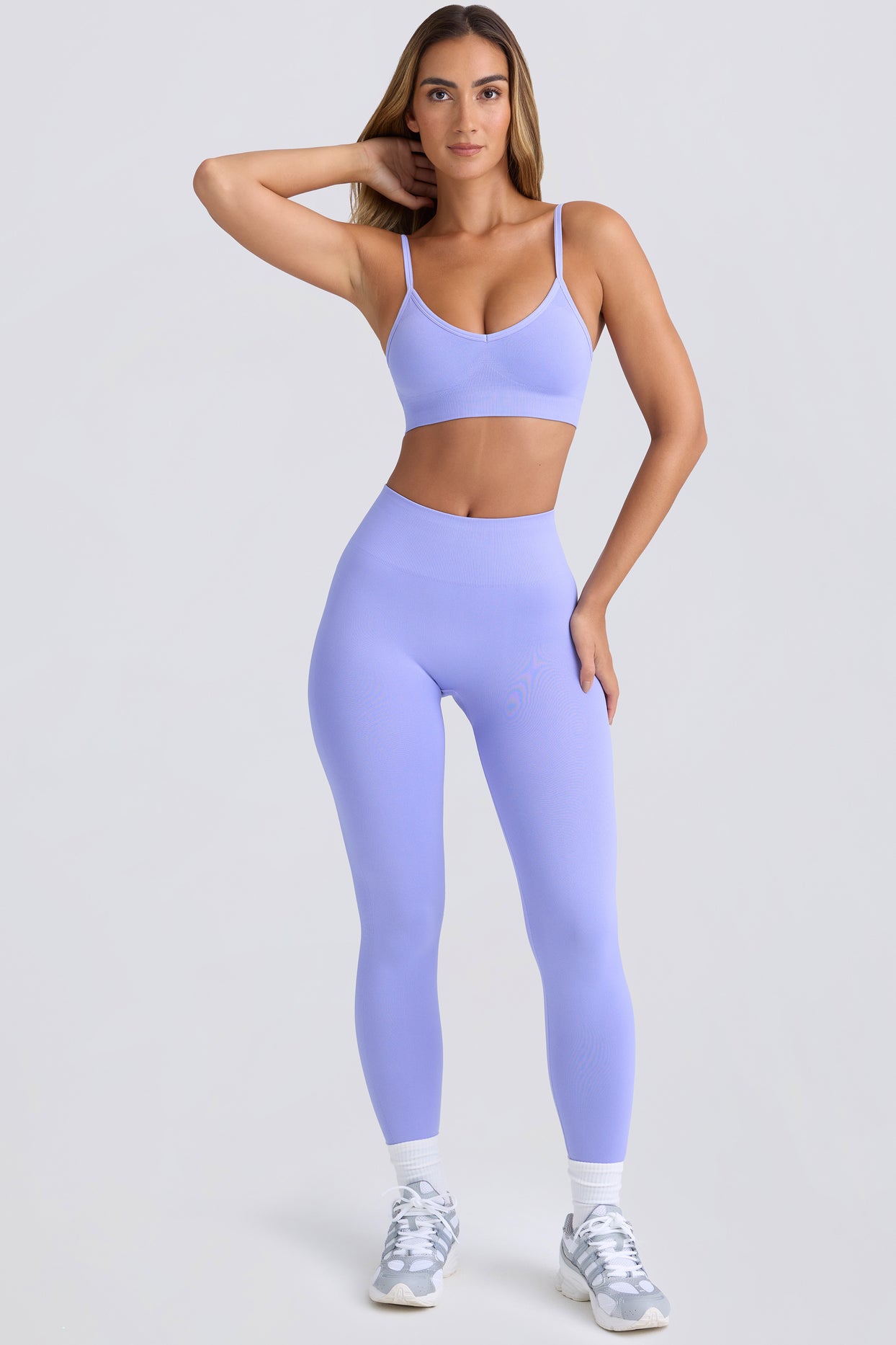 Petite Super Sculpt Seamless Leggings in Periwinkle