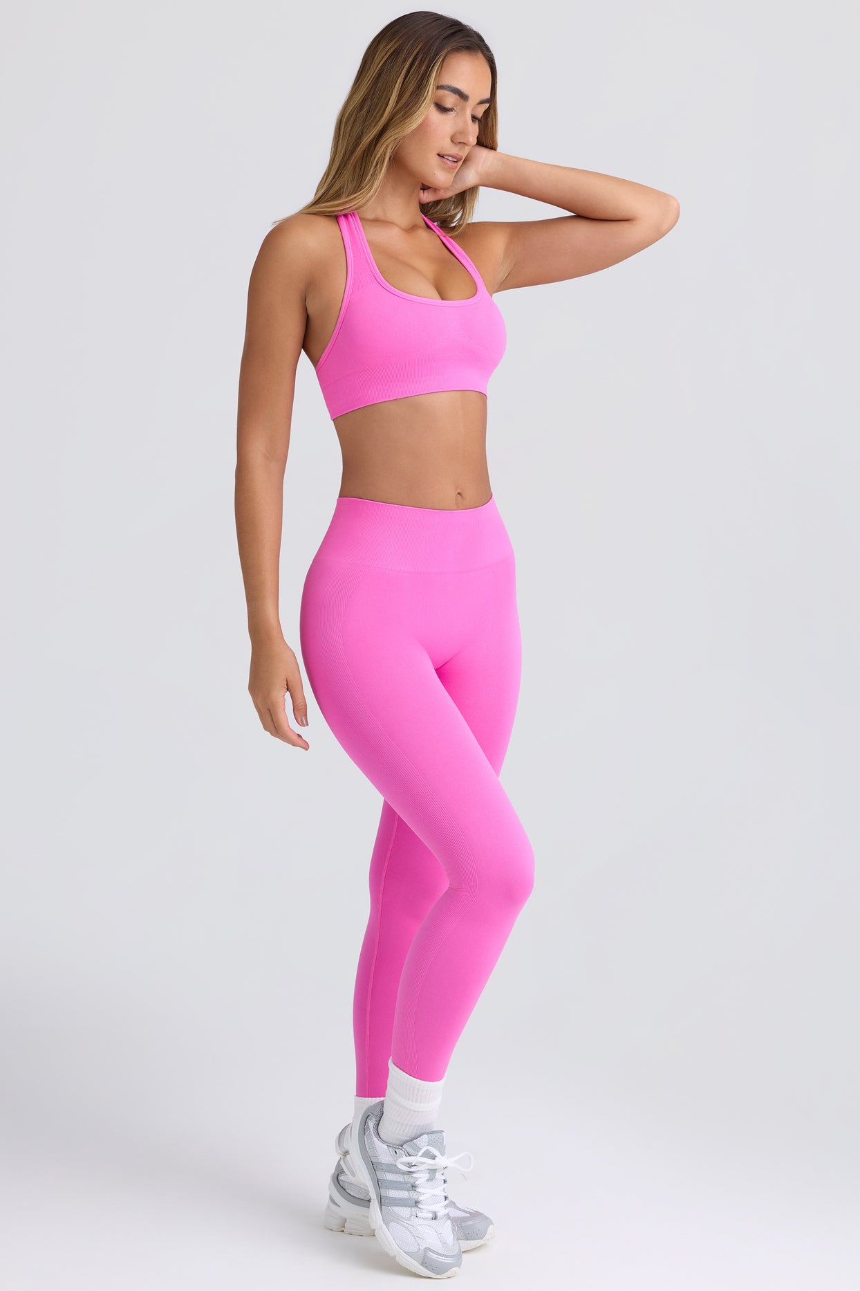 Petite Super Sculpt Seamless Leggings in Sugar Pink