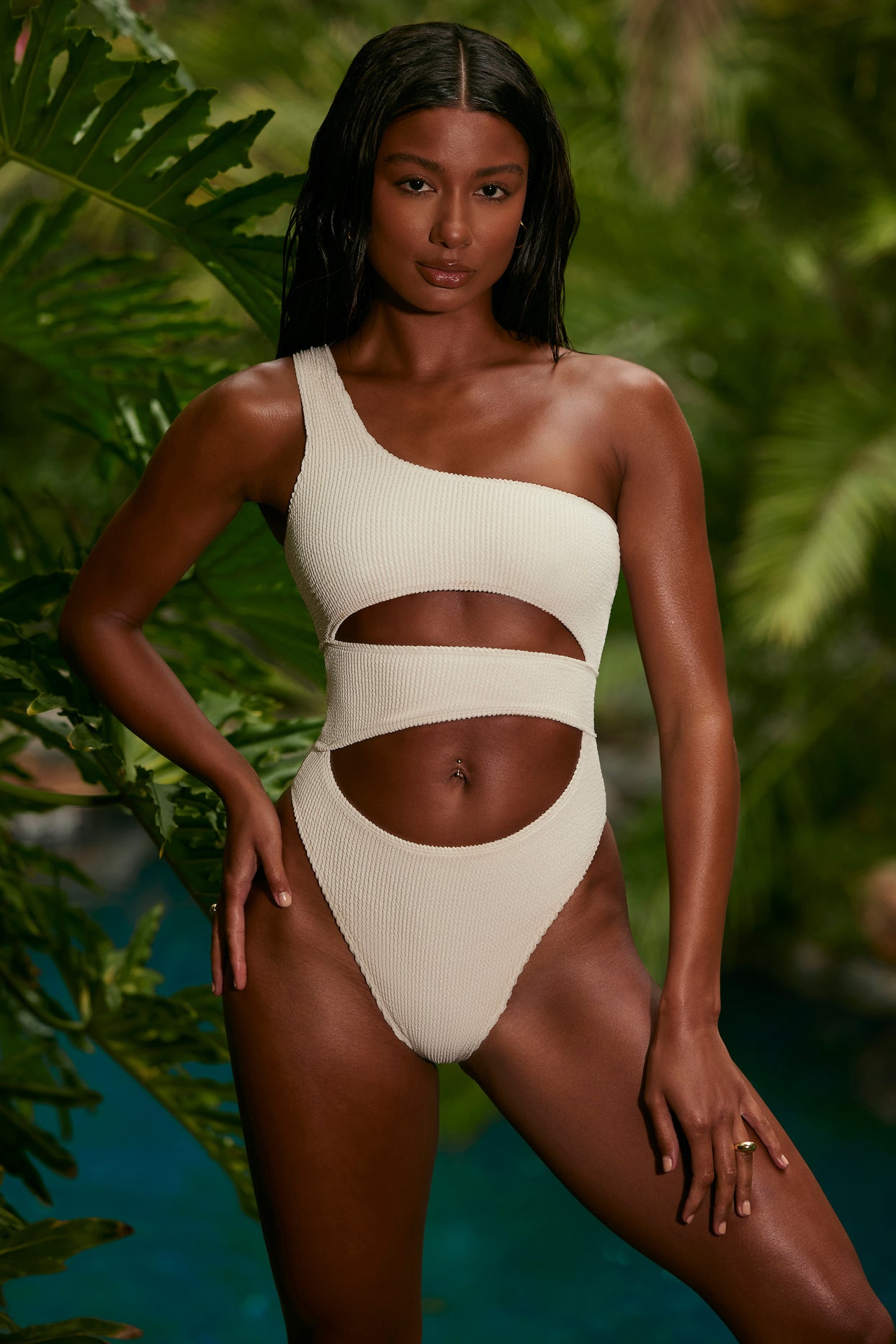 White/Ivory Women's Swimwear  Bikinis, One-Pieces & Cover Ups