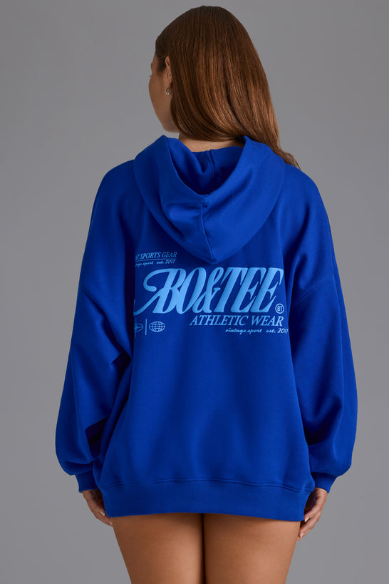 Oversized Hoodie in Royal Blue