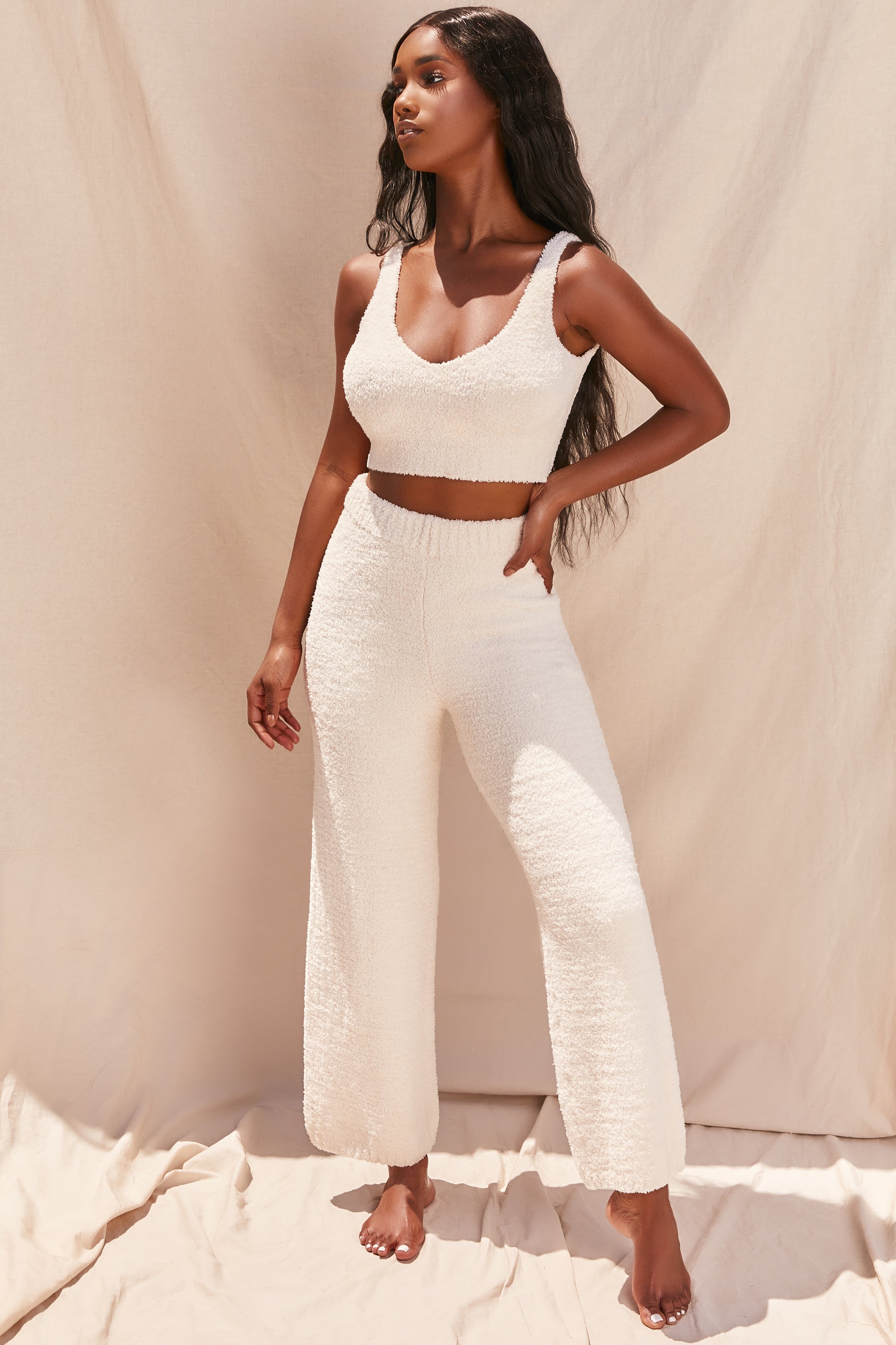 Build Your Dreams Ivory Straight Leg Trouser Pants