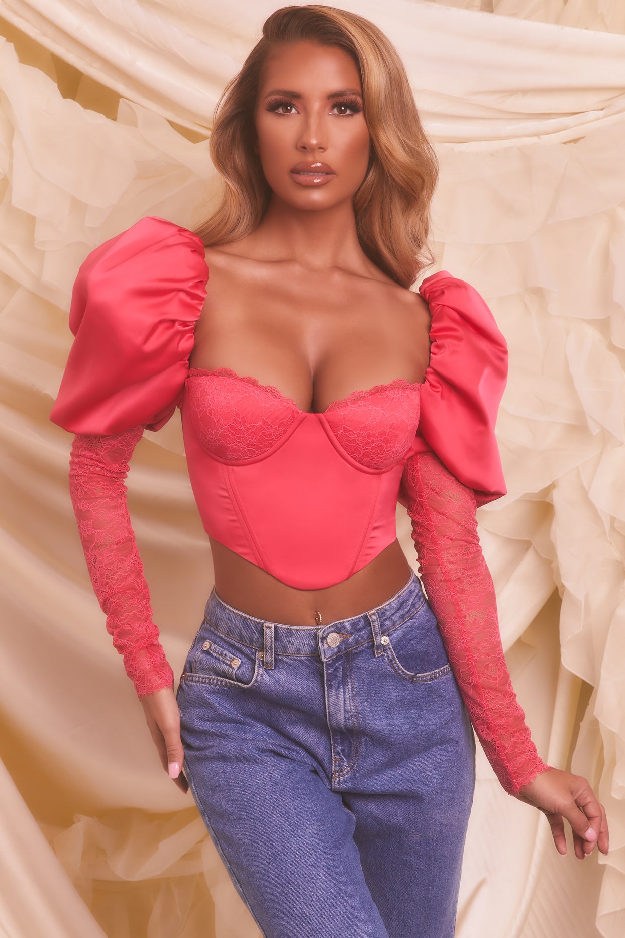 https://www.ohpolly.com/cdn/shop/products/4108_1_somebody-to-love-hot-pink-valentines-balloon-sleeve-lace-corset-crop-top.jpg?v=1648320613&width=1244