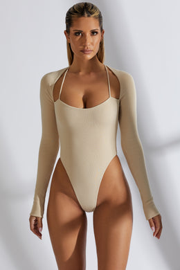Into The Groove Long Sleeve Underwired Ribbed Bodysuit – Oh Polly UK
