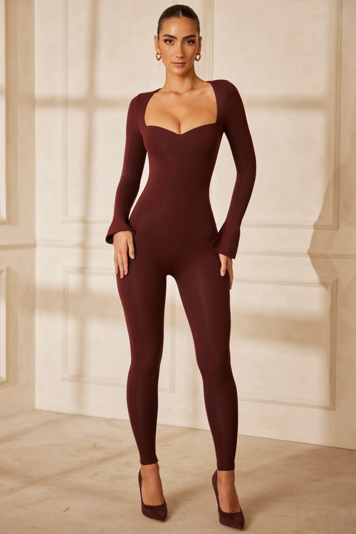 Suit Up Long Sleeve Unitard Jumpsuit – Oh Polly UK