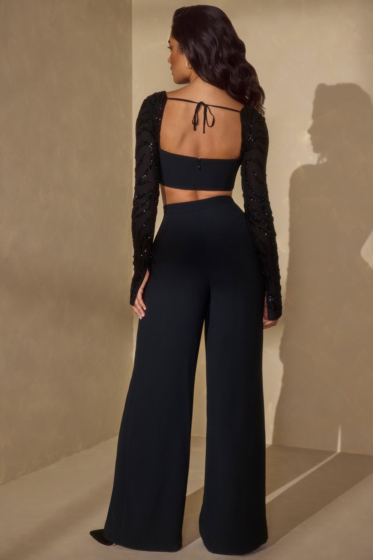Capri pants in black lace - 7,90 €