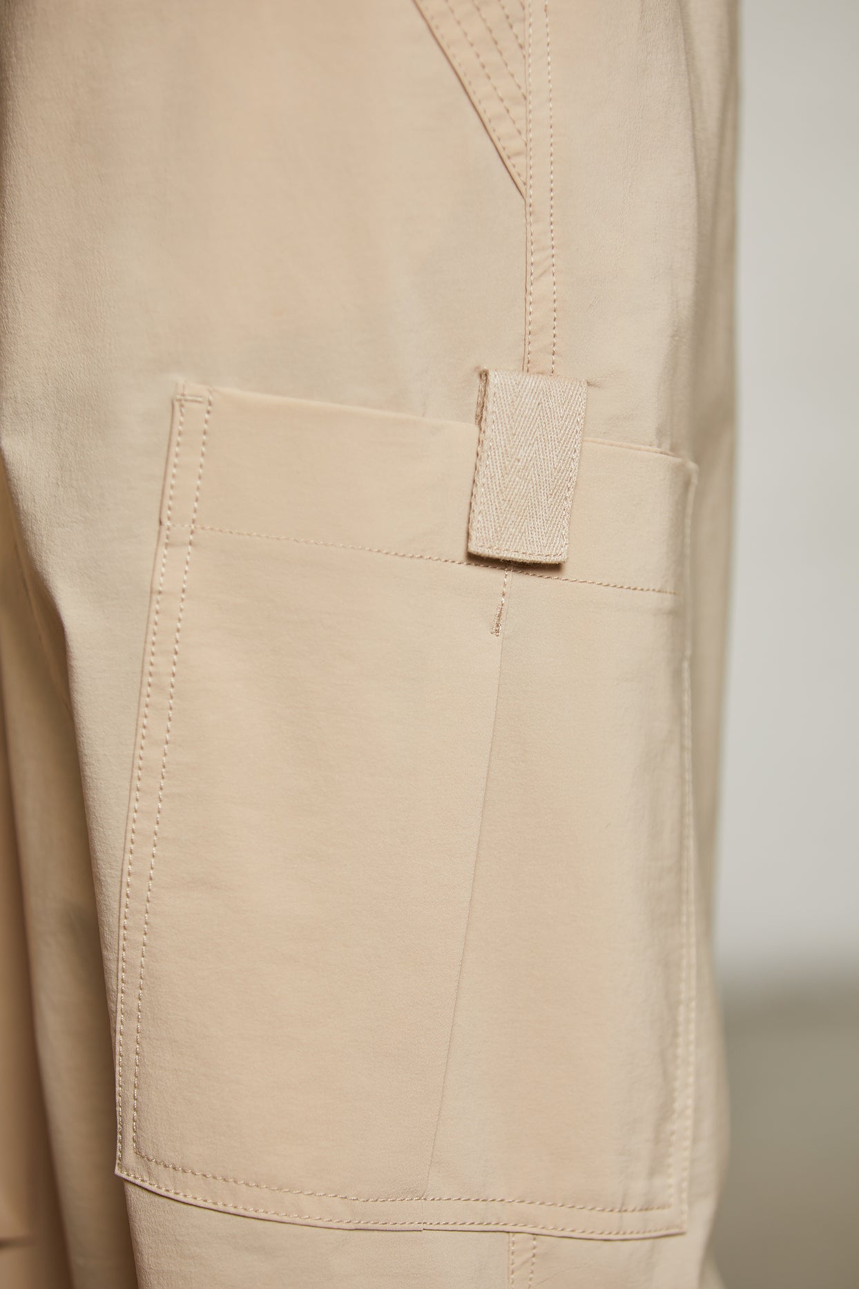 Rori Wide Leg Cargo Trousers in Beige | Oh Polly