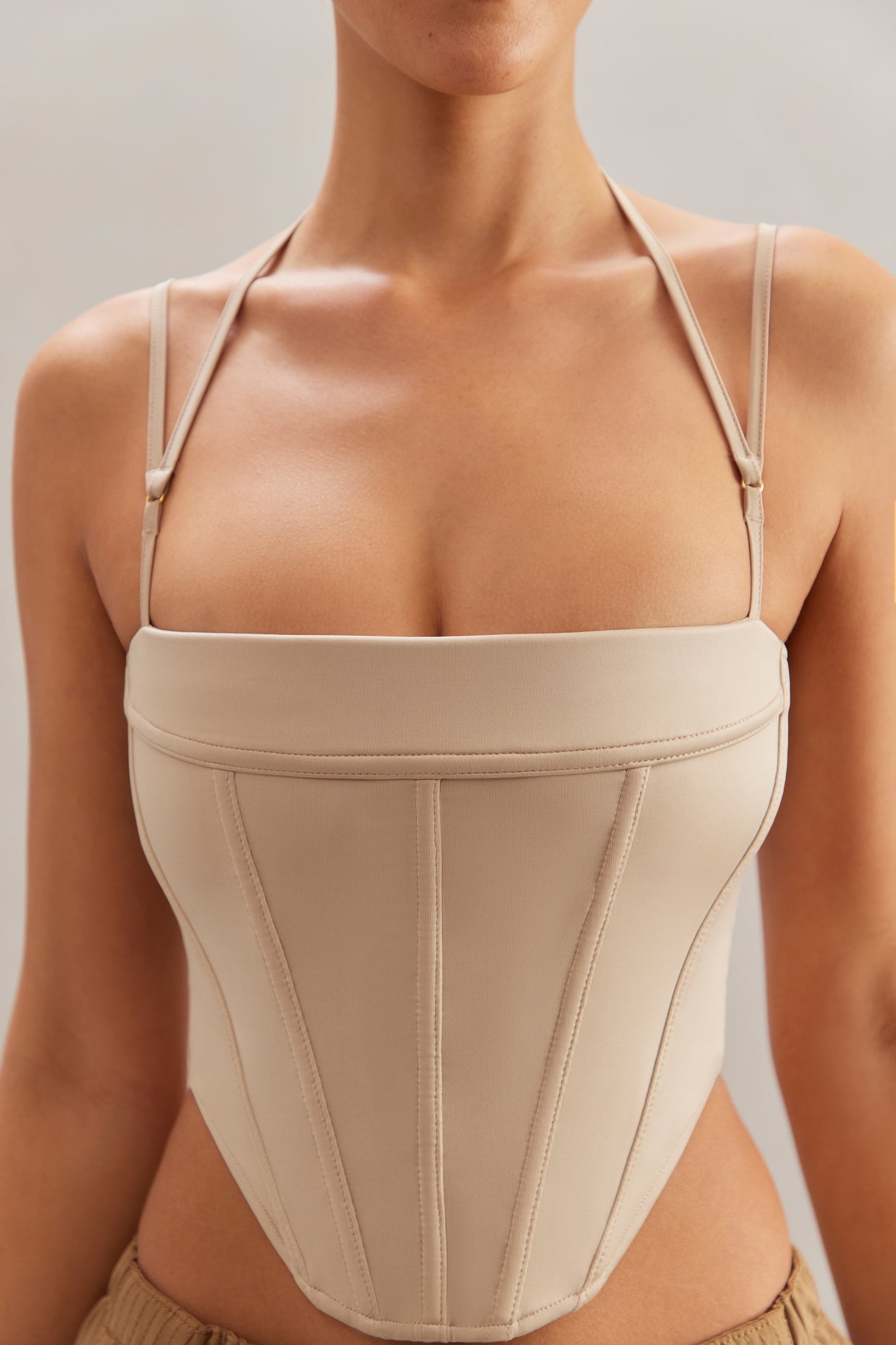 Oh Polly Corset Top Tan Size 8 - $18 (64% Off Retail) - From Sydney