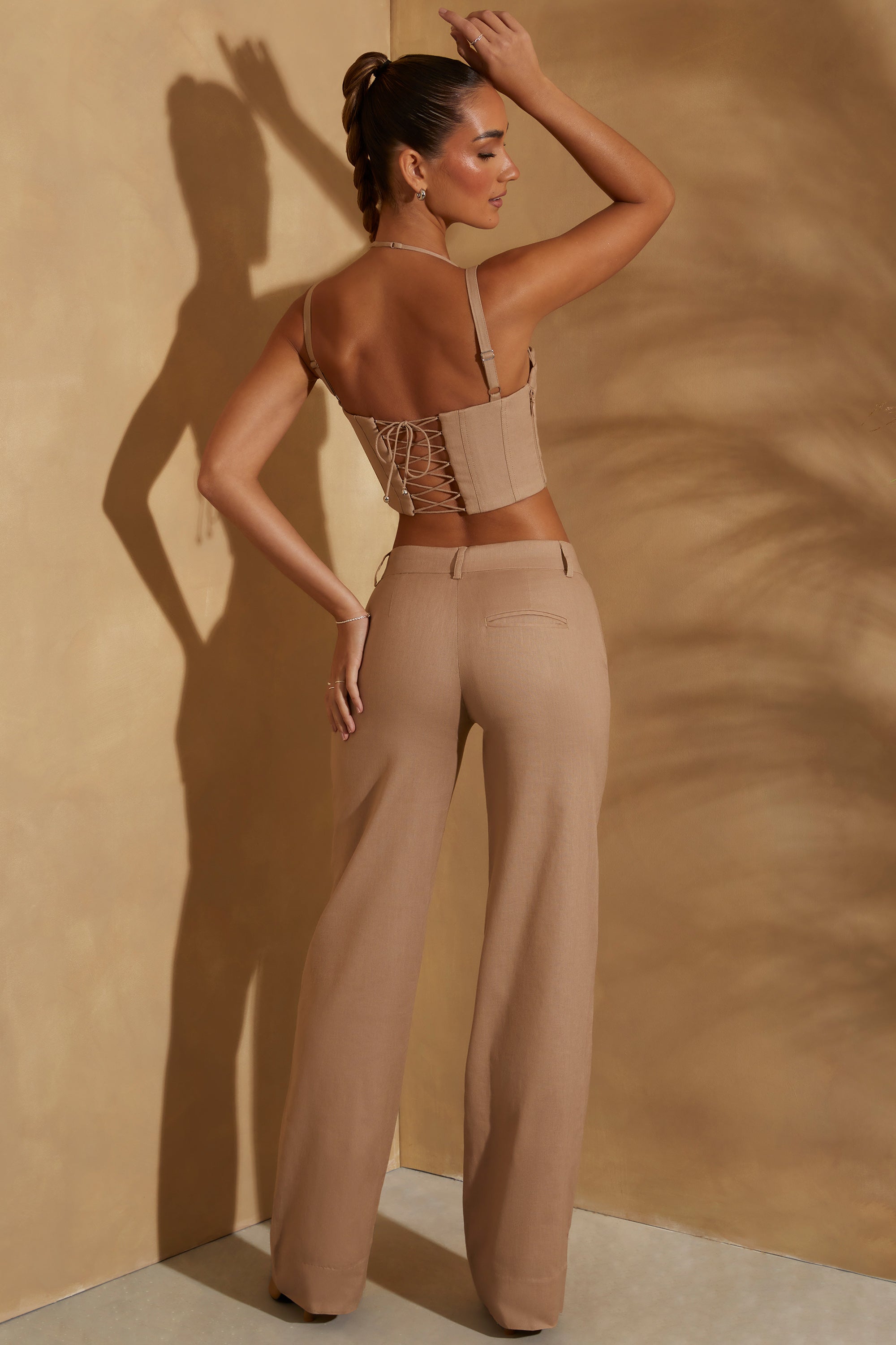 Linen clearance trousers petite