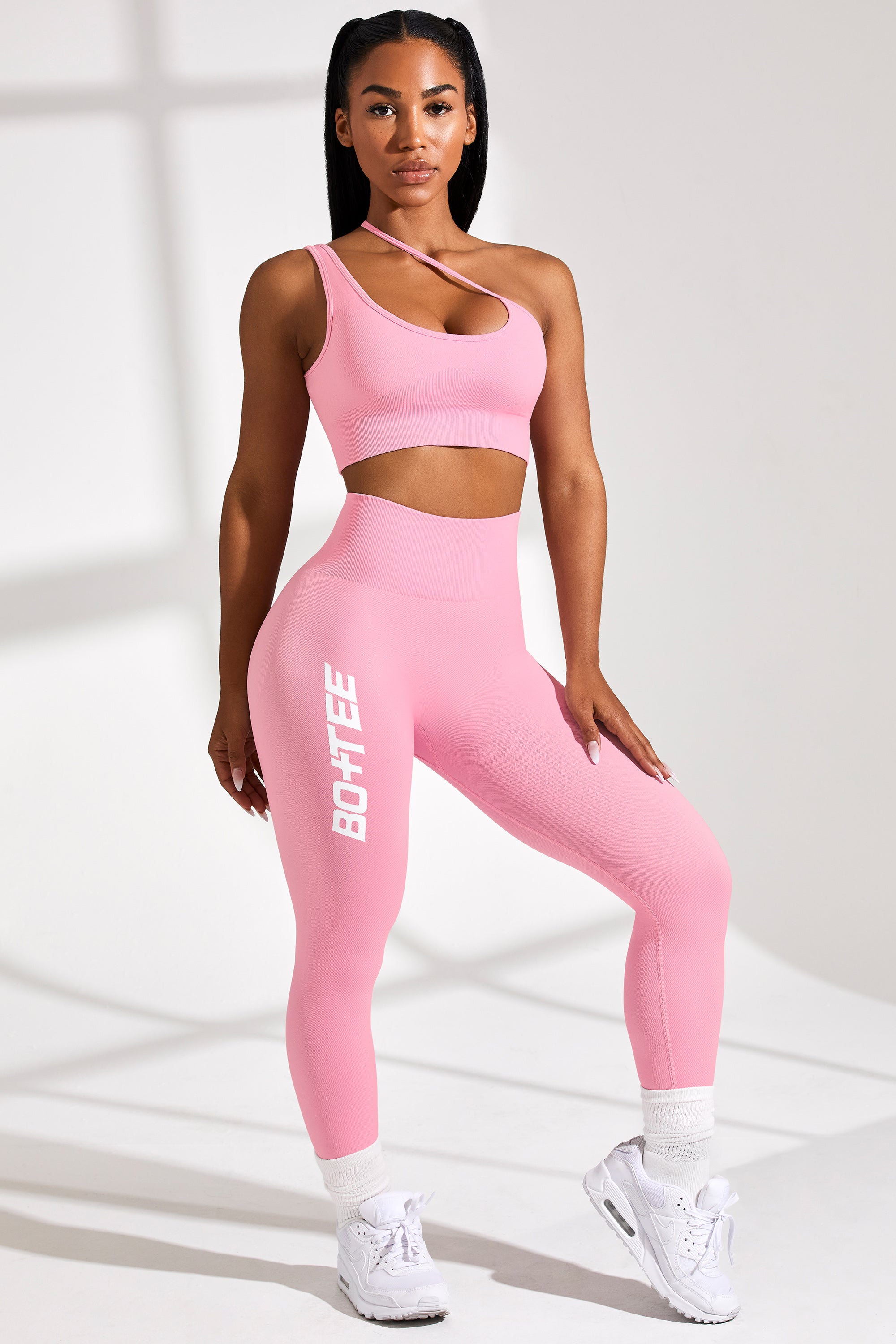 Pink Ribbed Seamless Leggings | Hot Pink Leggings Women Set | Seamless Pink  Sports Bra - Yoga Sets - Aliexpress
